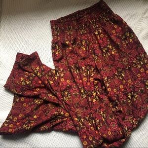 Band of Gypsies Floral Palazzo Pants